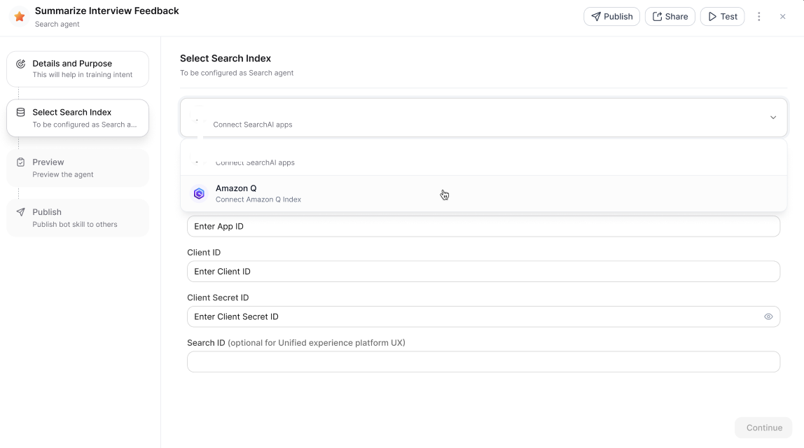 Amazon Q configuration