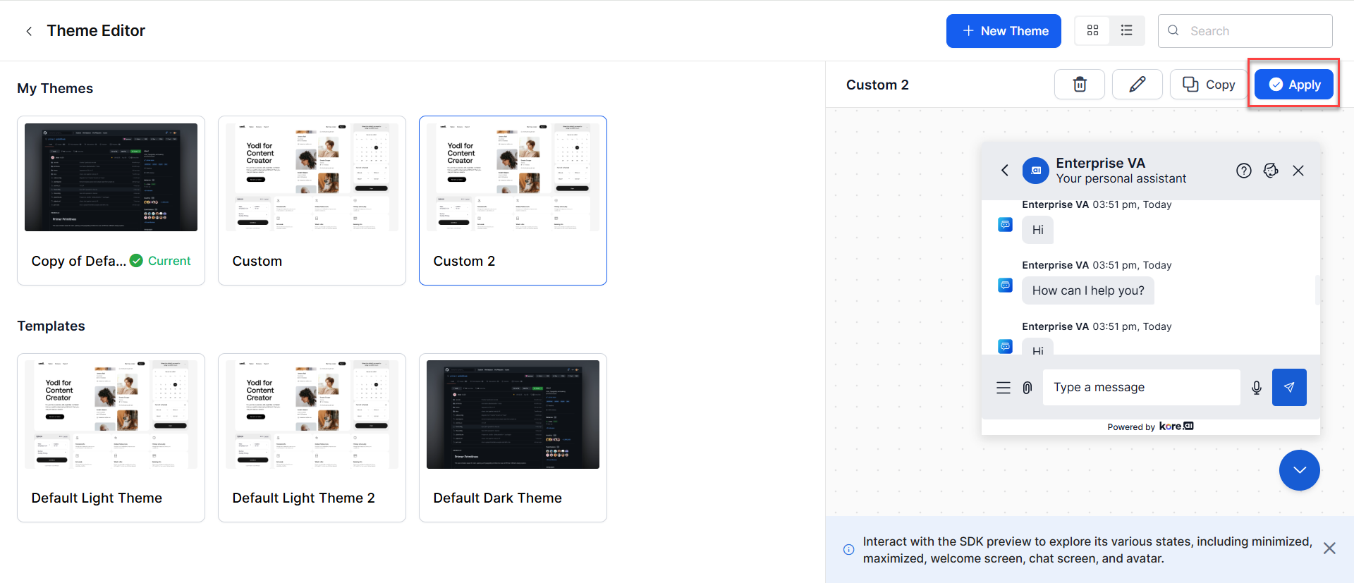 Theme Editor