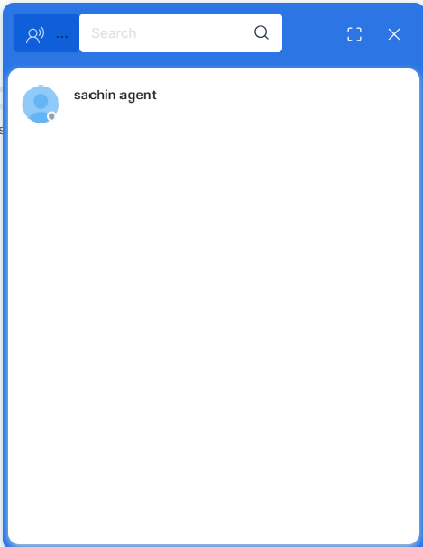 Internal Chat Window