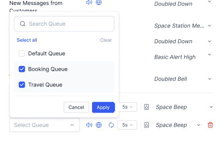 Queue Selection