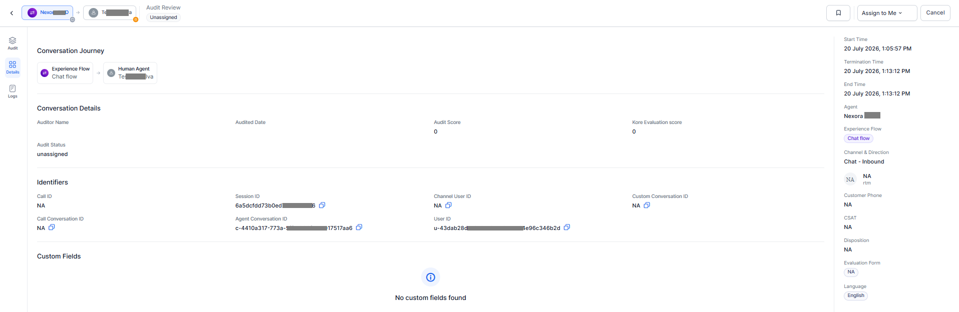 Conversation Details