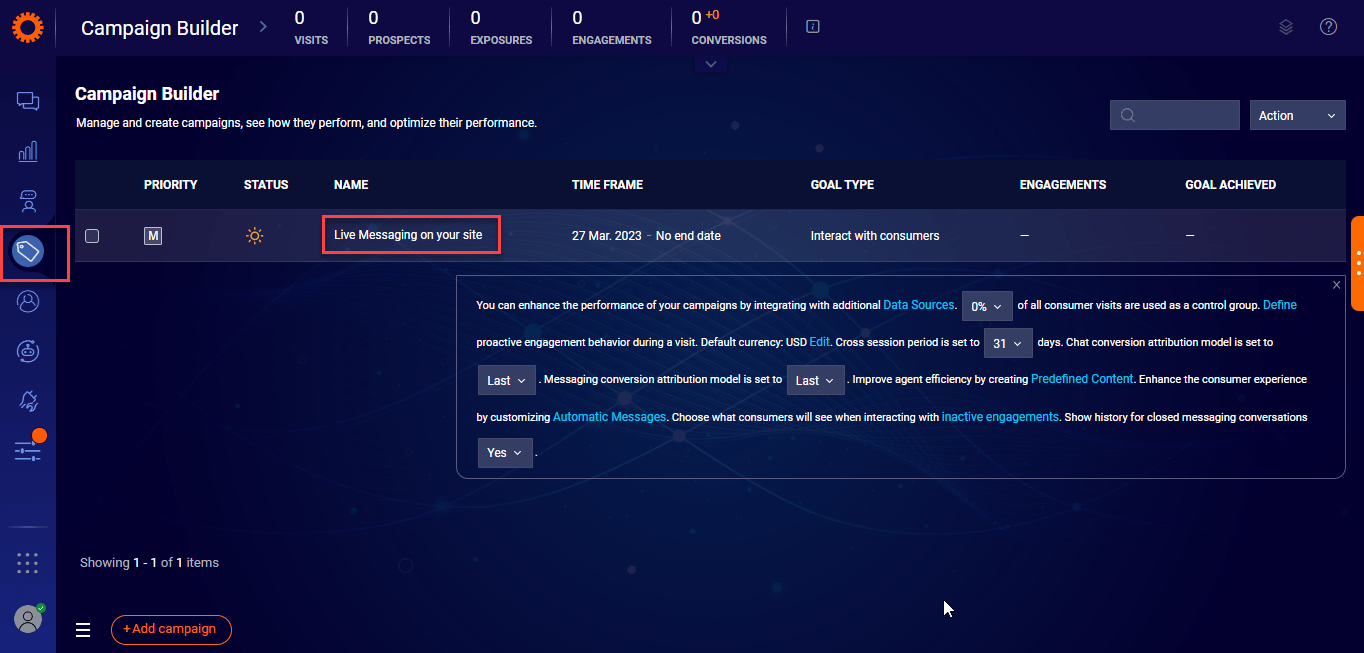 manage campaigns
