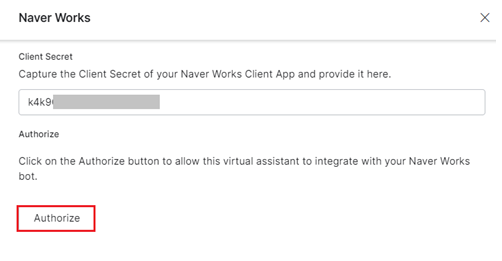 authorize naverworks