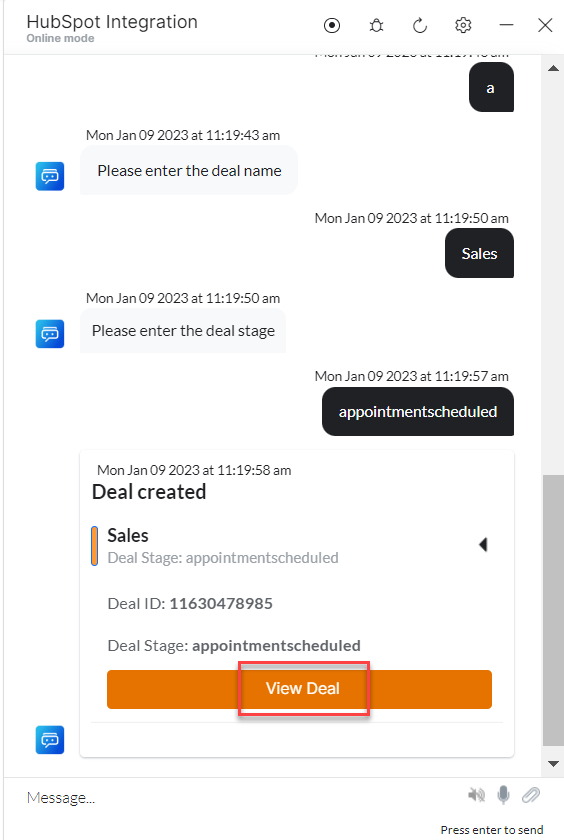 New deal created