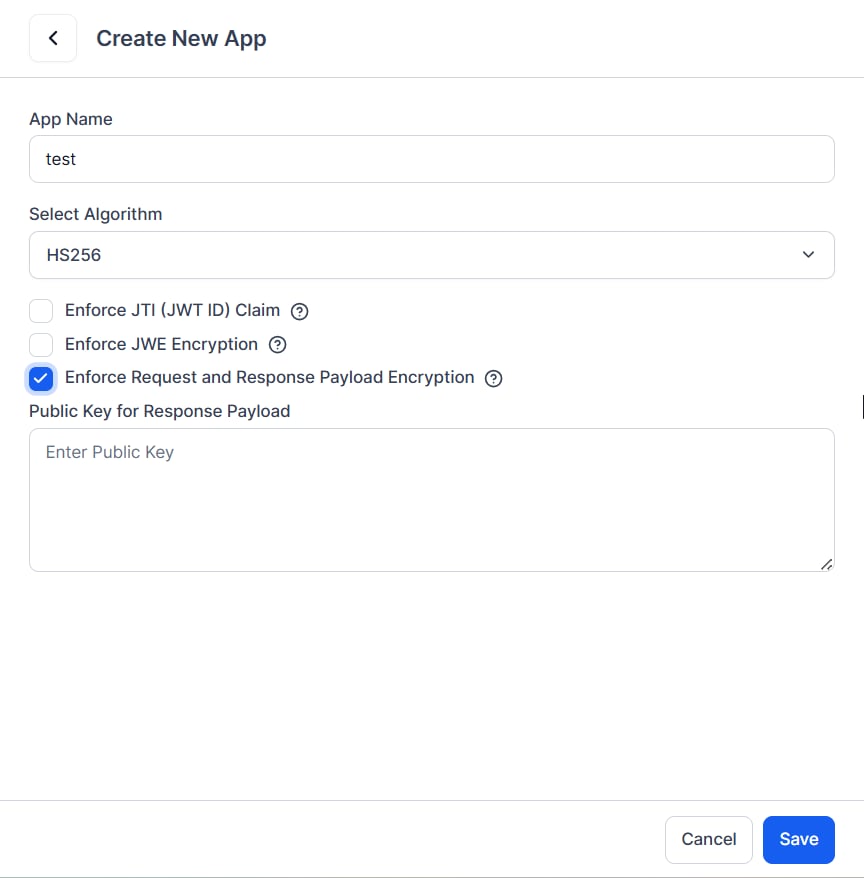 Create a new JWT App
