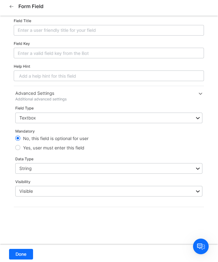 Adding Form Fields