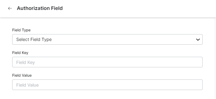 Adding Authorization fields