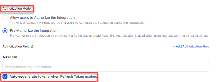 Authorization Mode