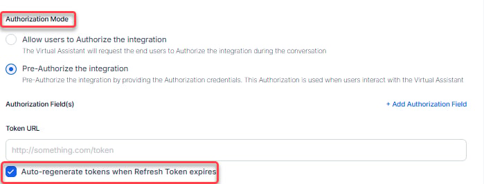 Authorization Mode