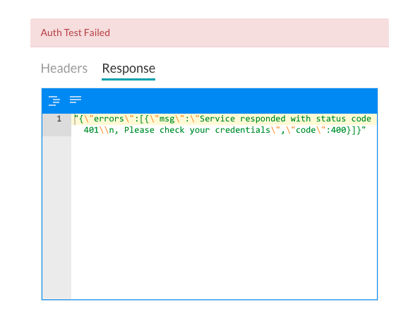 Test result