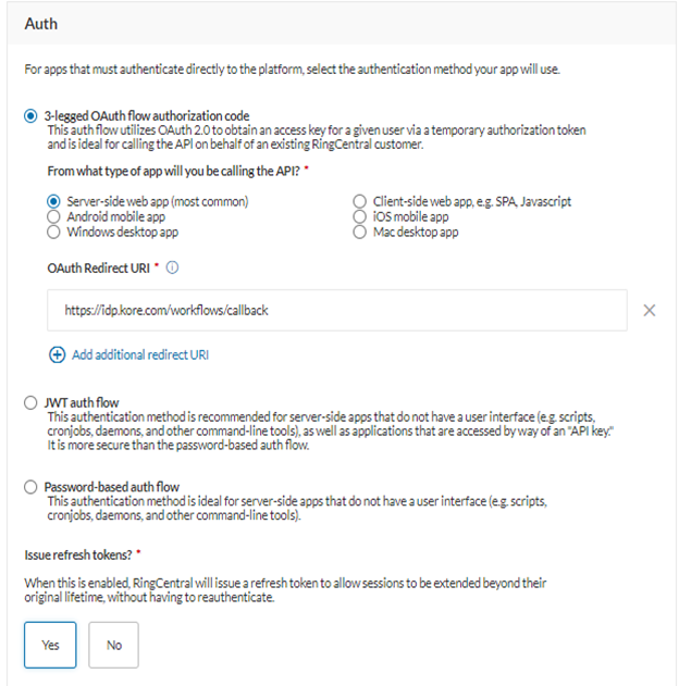 OAuth flow