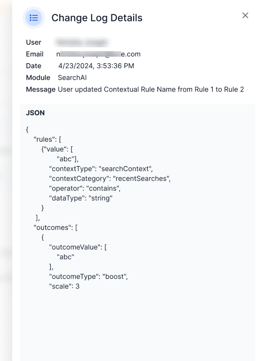 Change Logs