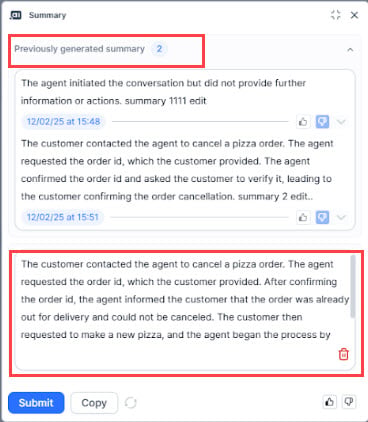 Summary Generation