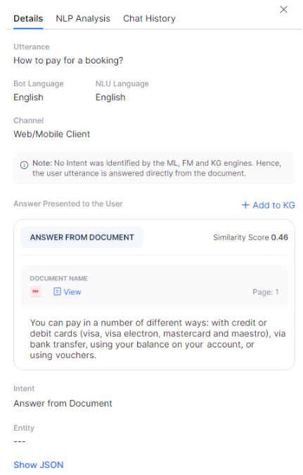Filter Criteria Details