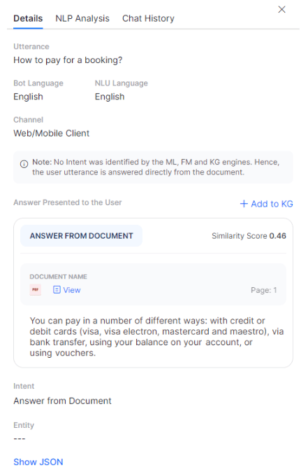 Filter Criteria Details