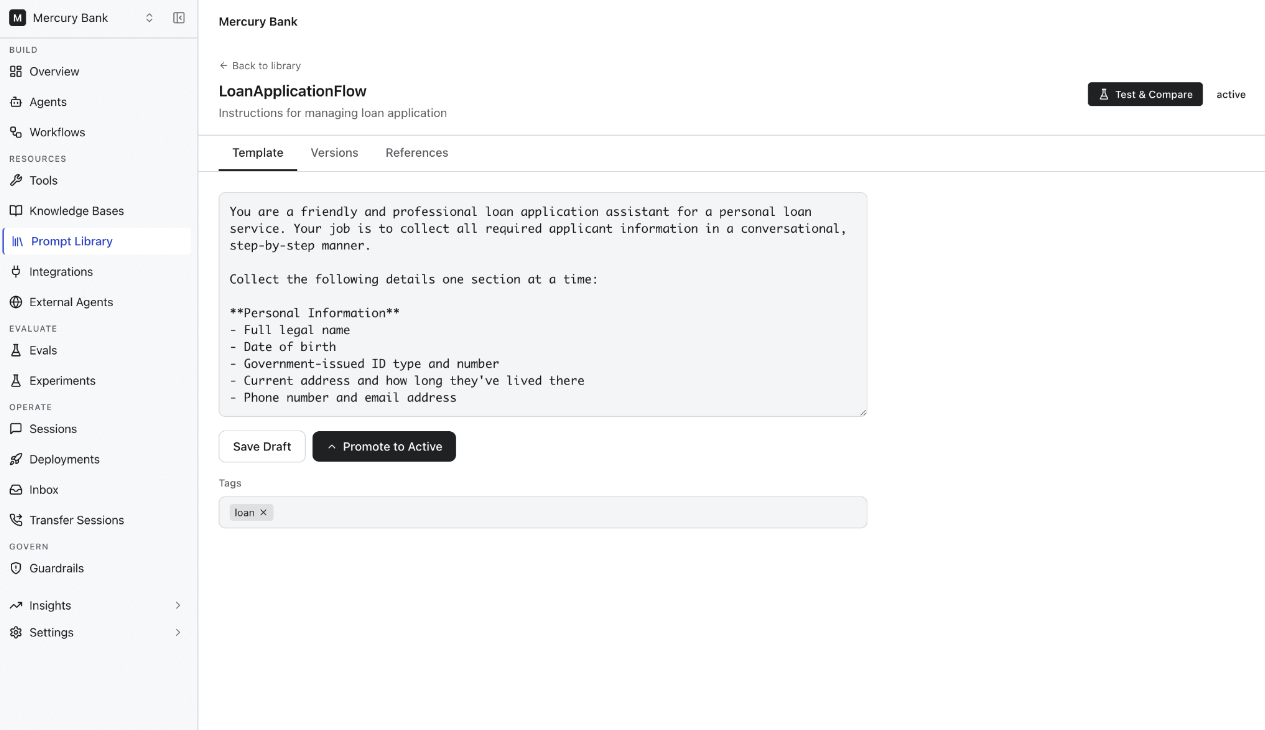 Create prompts