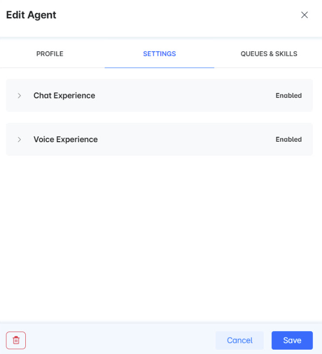 Settings Tab