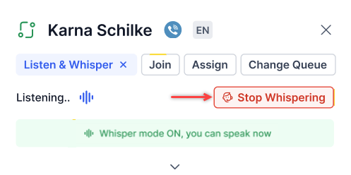 Stop Whispering