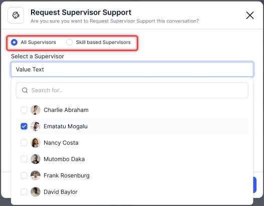 Select Supervisor
