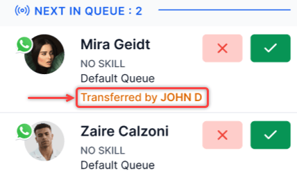 Transferred Conversation