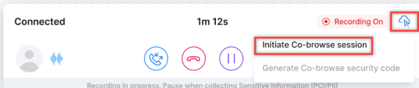 Voice Co-Browse
