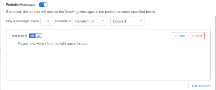 Periodic Messages