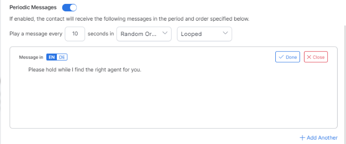 Periodic Messages