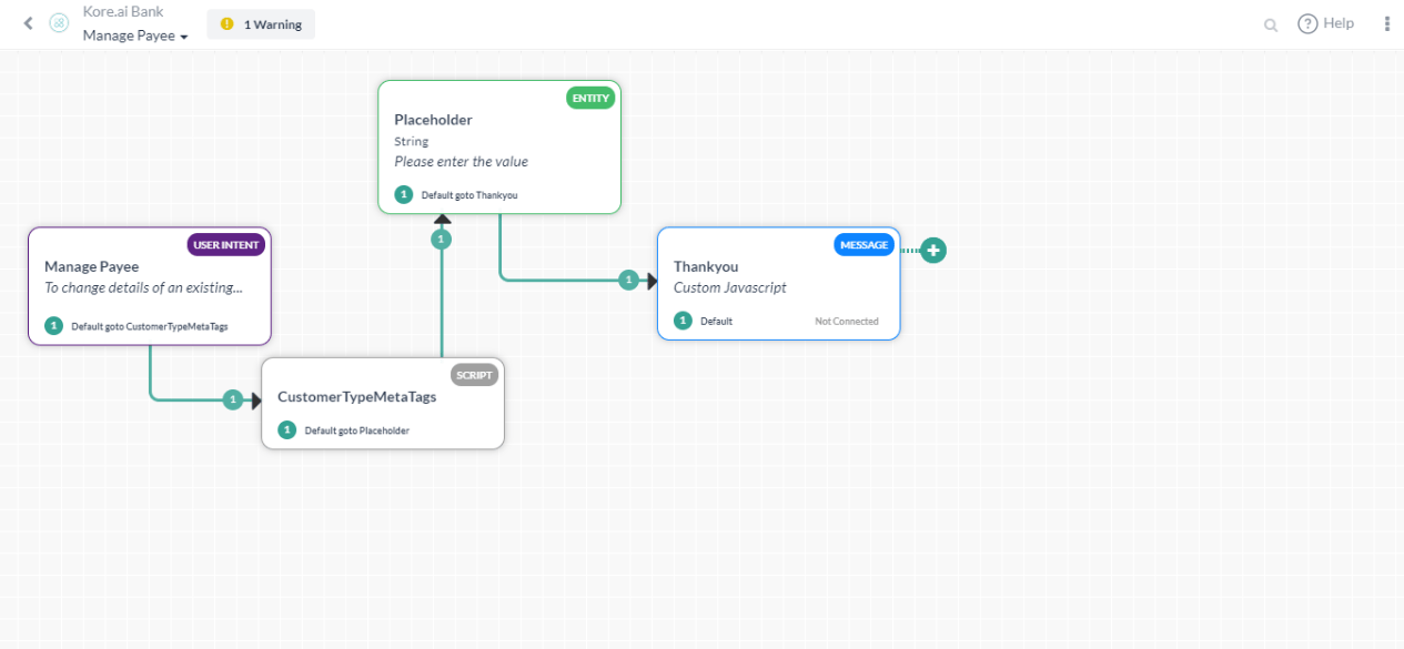 Manage Payee