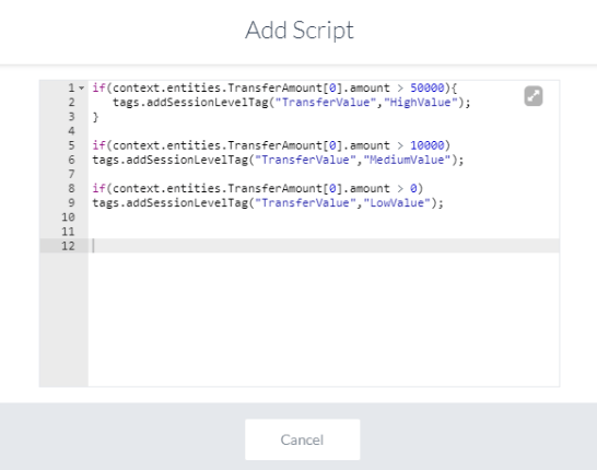 Transfer Funds Add Scripts