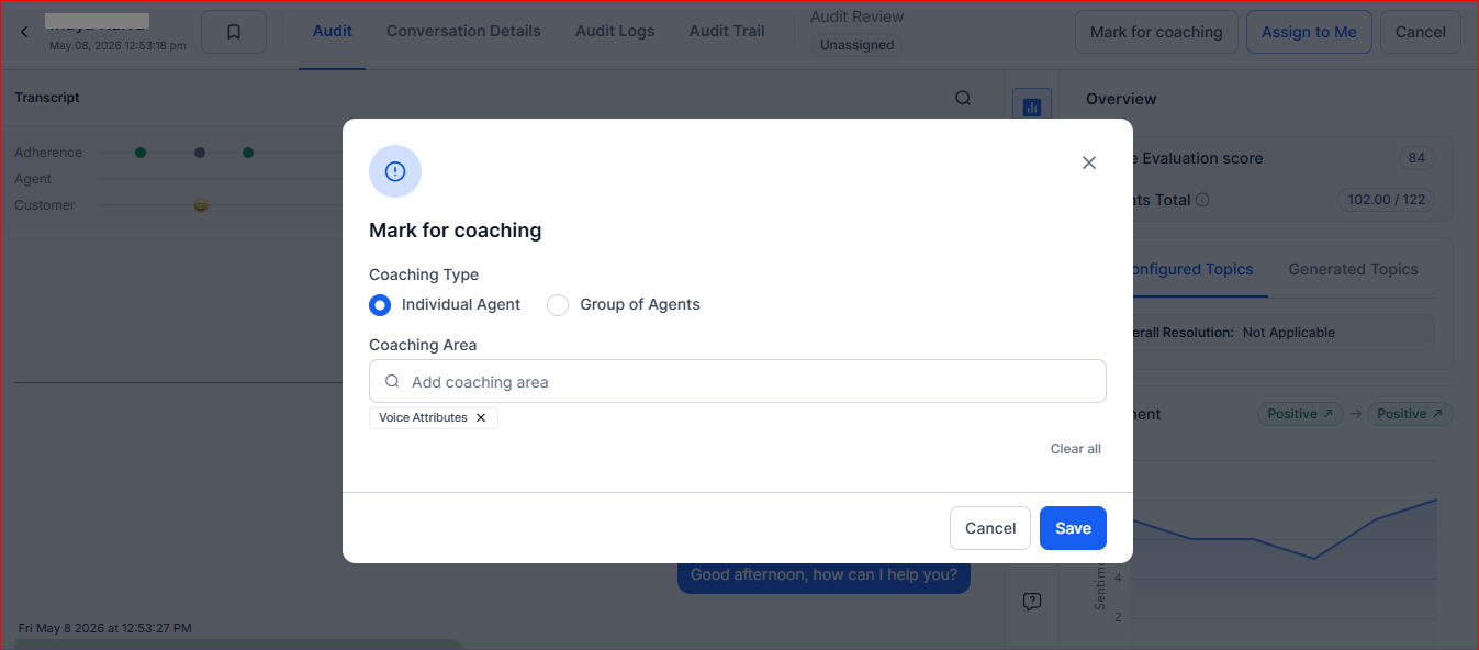 Coaching Tray
