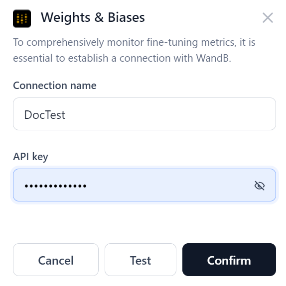 WandB Connection