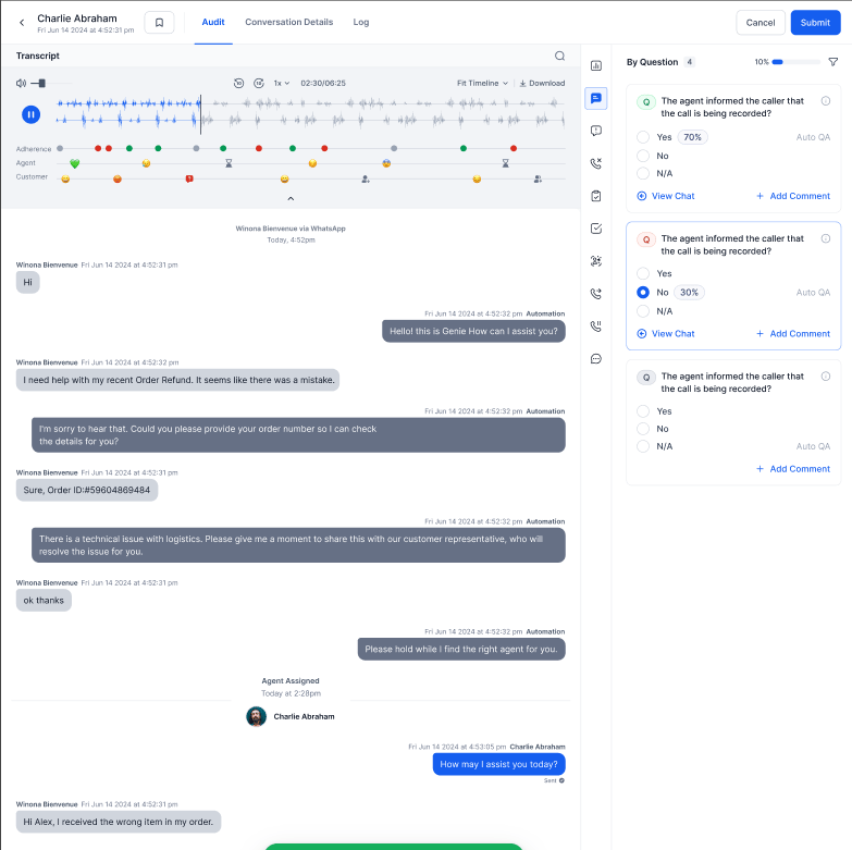 Keyword-Based Conversation Analysis