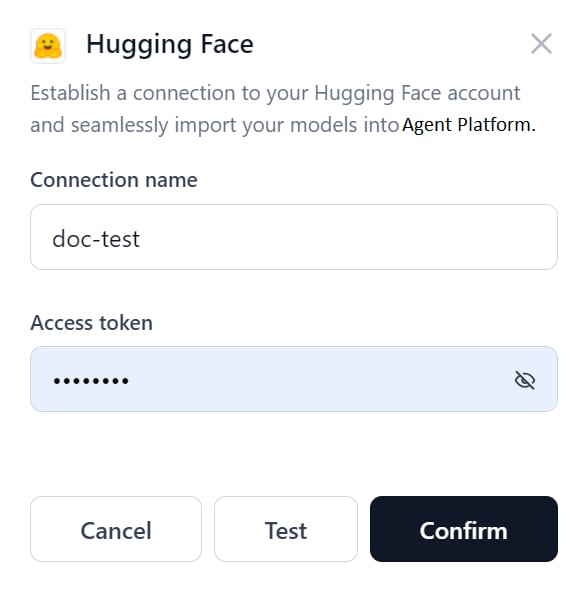 Hugging Face Connection