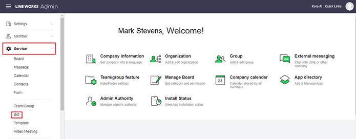 naverworks service