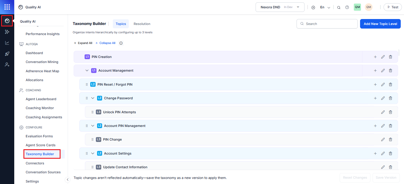 Taxonomy Builder
