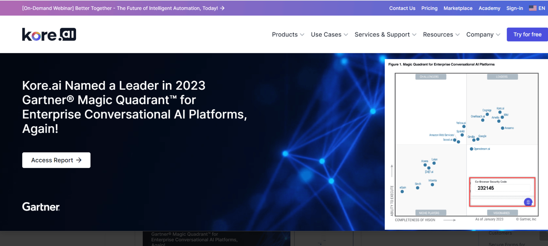 Co-Browse Page