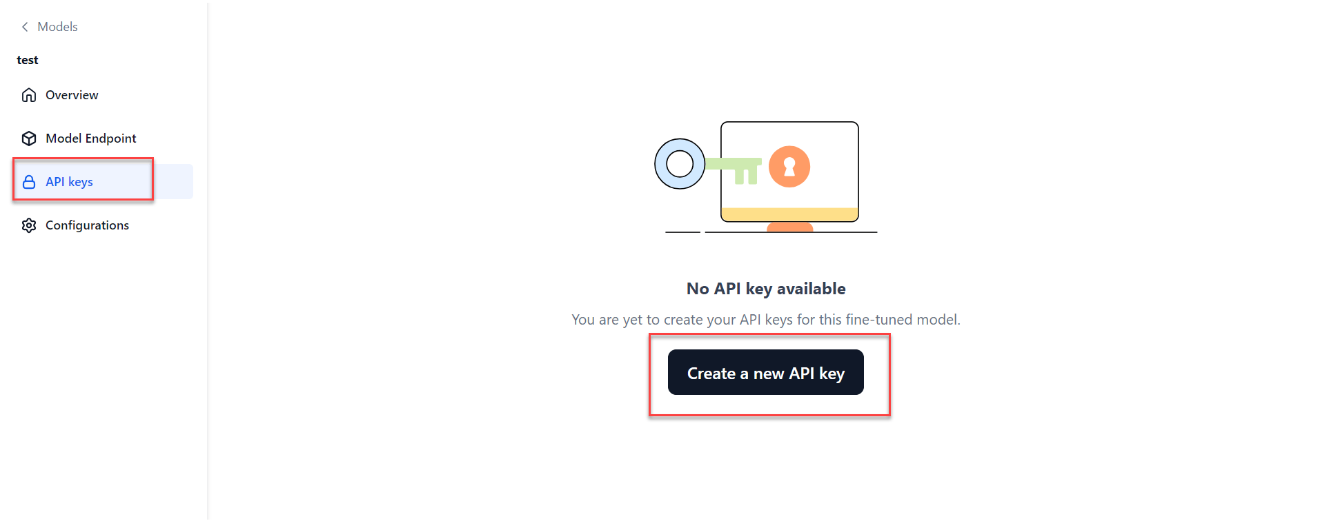 Create New API Key