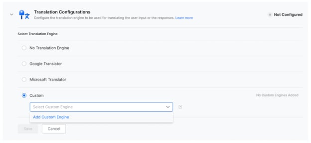 Add custom engine