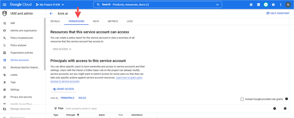 permissions