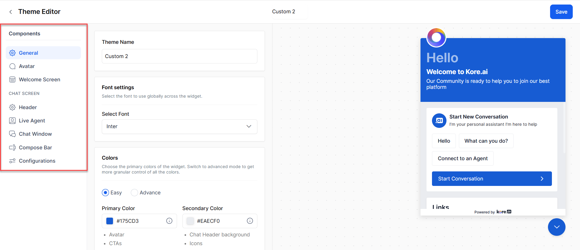 Theme Editor
