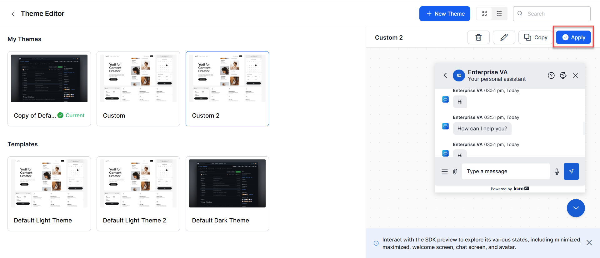 Theme Editor