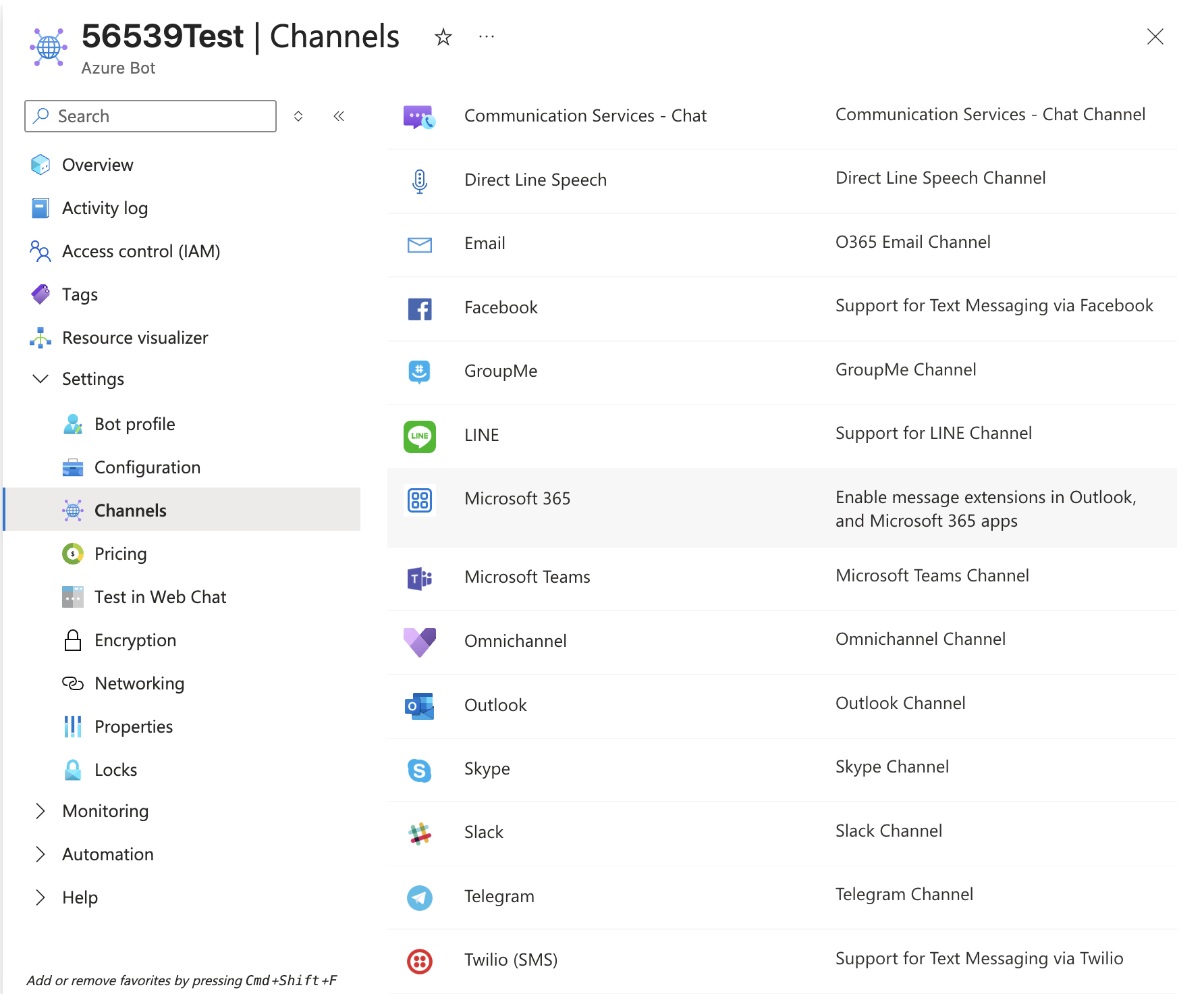 Microsoft Teams Channel 