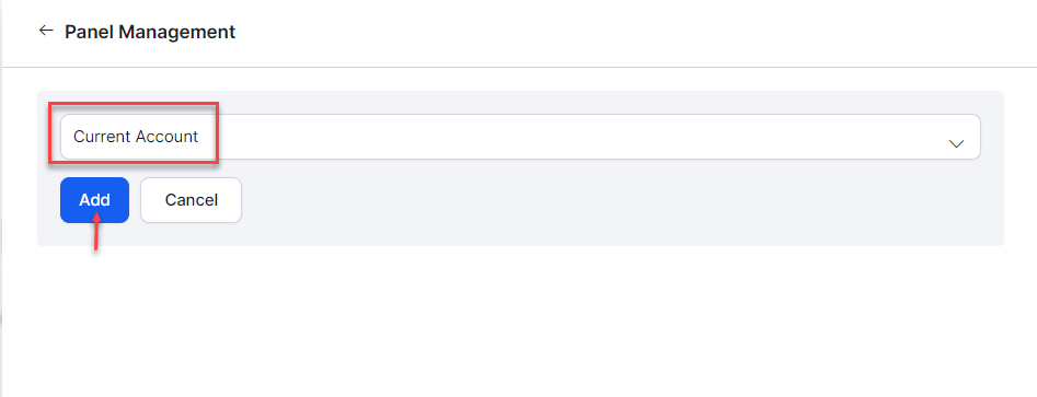 add widget to panel