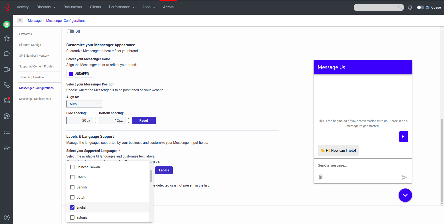 select-supported-languages