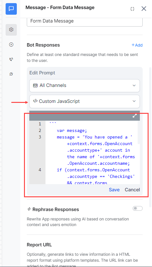 select js