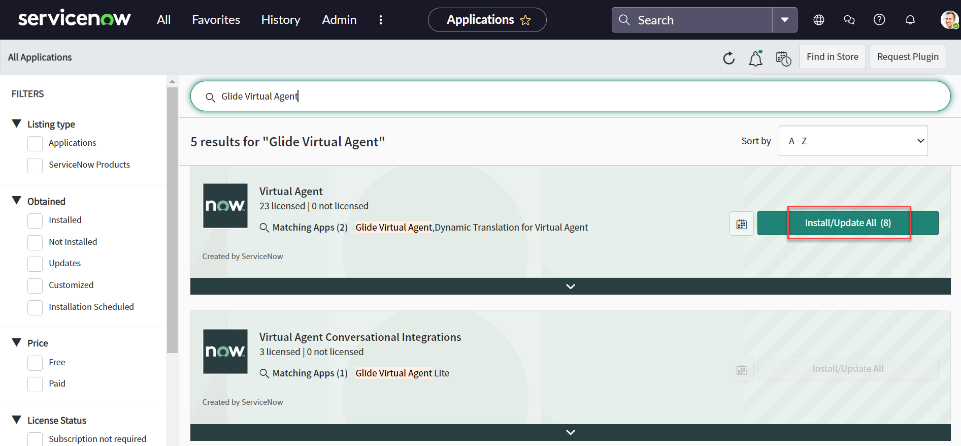 Glide Virtual Agent