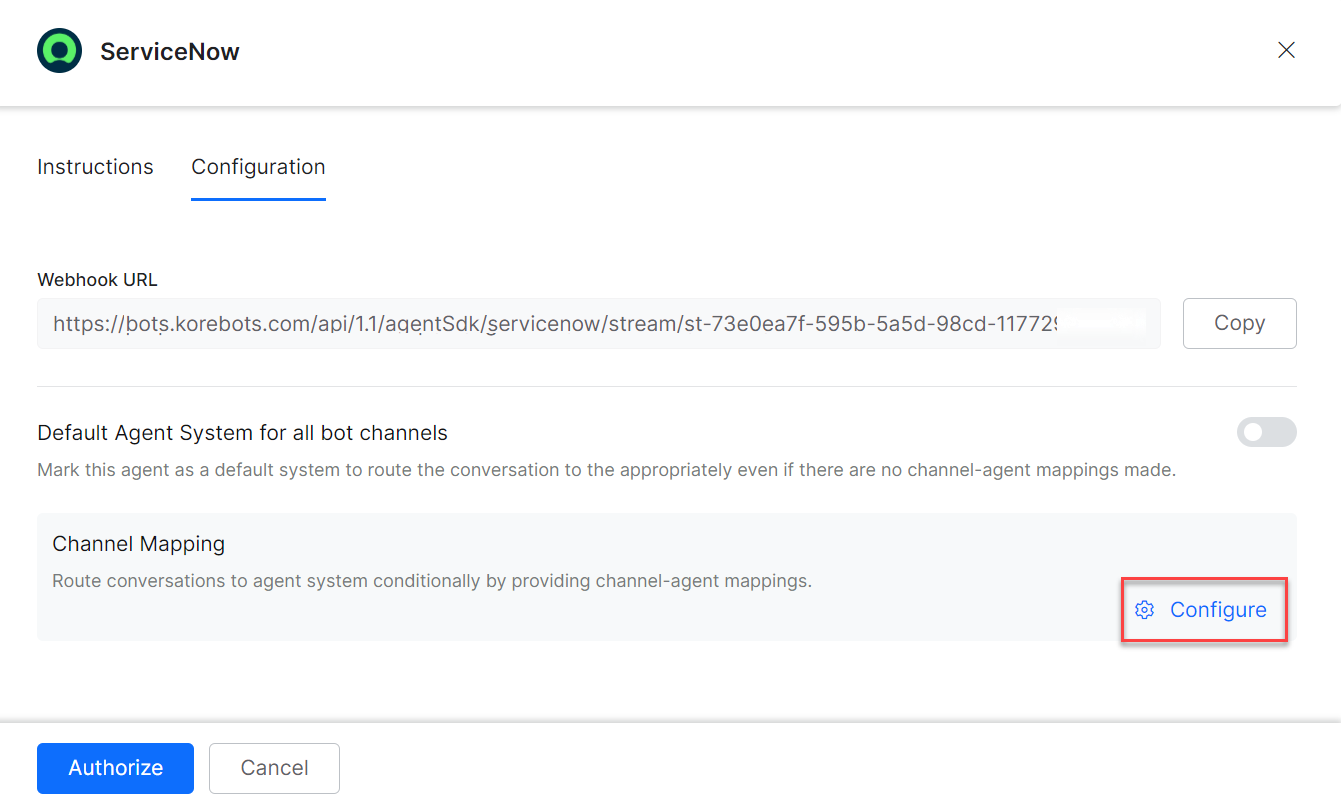 Customize channel mapping