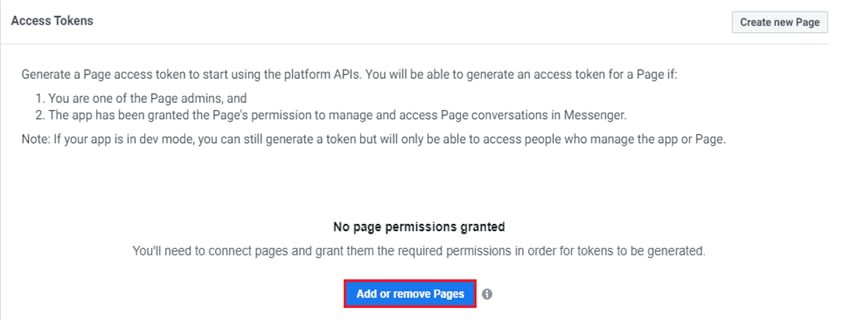 Facebook remove pages