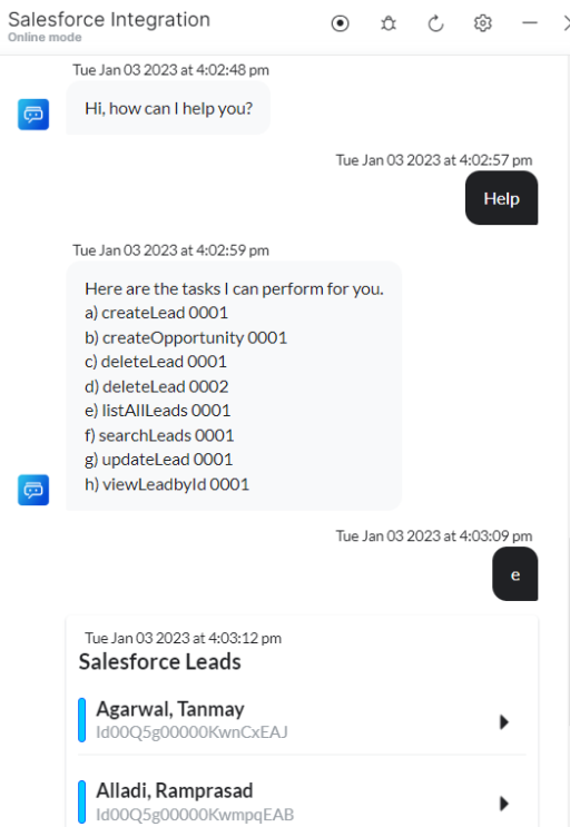 VA prompts to view all leads