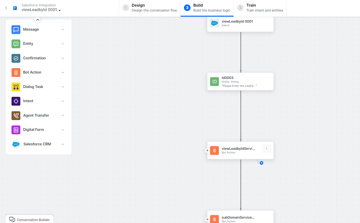 View Lead by Id dialog task is added